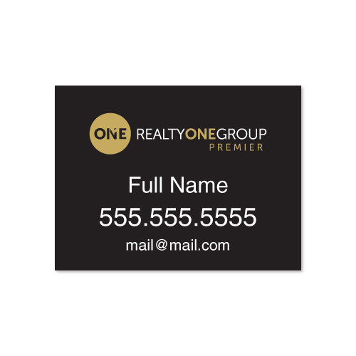 Realty One Group 18x24 Listing Panel - Double Sided