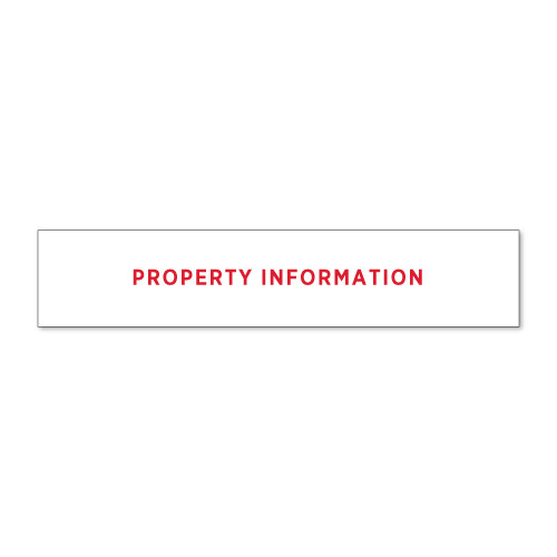 RE/MAX 6x30 Rider Property Information - Double Sided