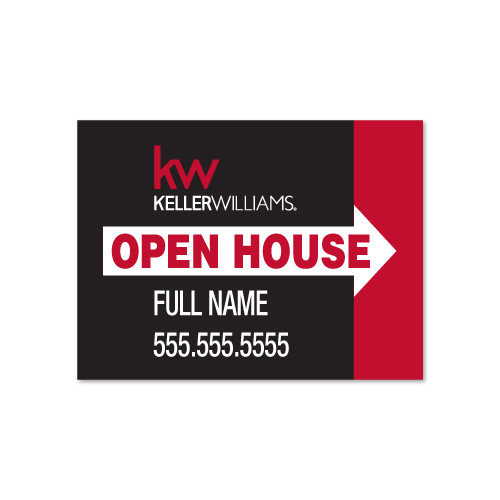 KW 18x24 Open House - Double-Sided For RoundRod OR Set for A-Frame
