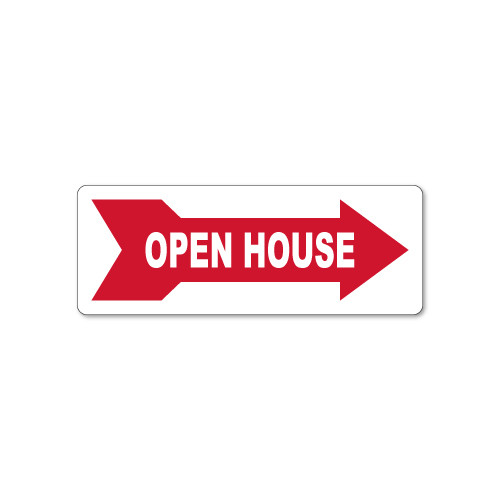 RMD 9x24 Open House Directional - Double Sided