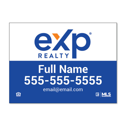 eXp Realty 18x24 Listing Panel Double Sided