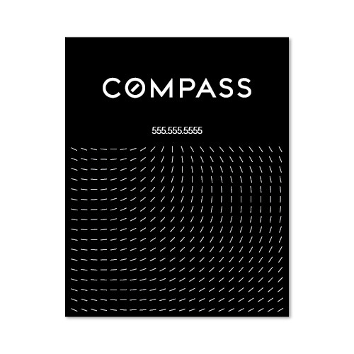 Compass 30x24 Listing Panel Generic Double Sided