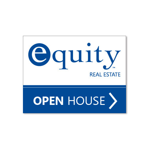 Equity 18x24 Open House Directional - Double Sided