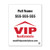 VIP Properties 30x24 Listing Panel White - Double Sided