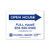 Coldwell Banker 18x24 Open House Directional White  Name-Phone-Office  Double-Sided For RoundRod OR Set for A-Frame