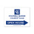 Coldwell Banker 18x24 Open House Directional Office Name White Double-Sided For RoundRod OR Set for A-Frame