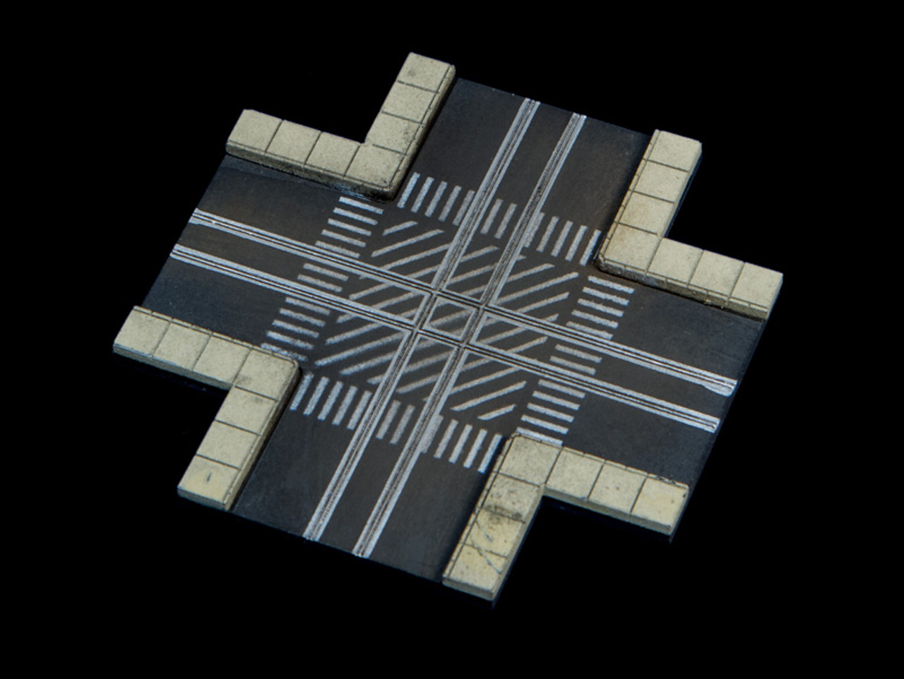 4 Way Crossing 2 Laneroad 285road063 Gamecraft Miniatures 4 Way Crossing 2 Laneroad 285road063 Gamecraft Miniatures