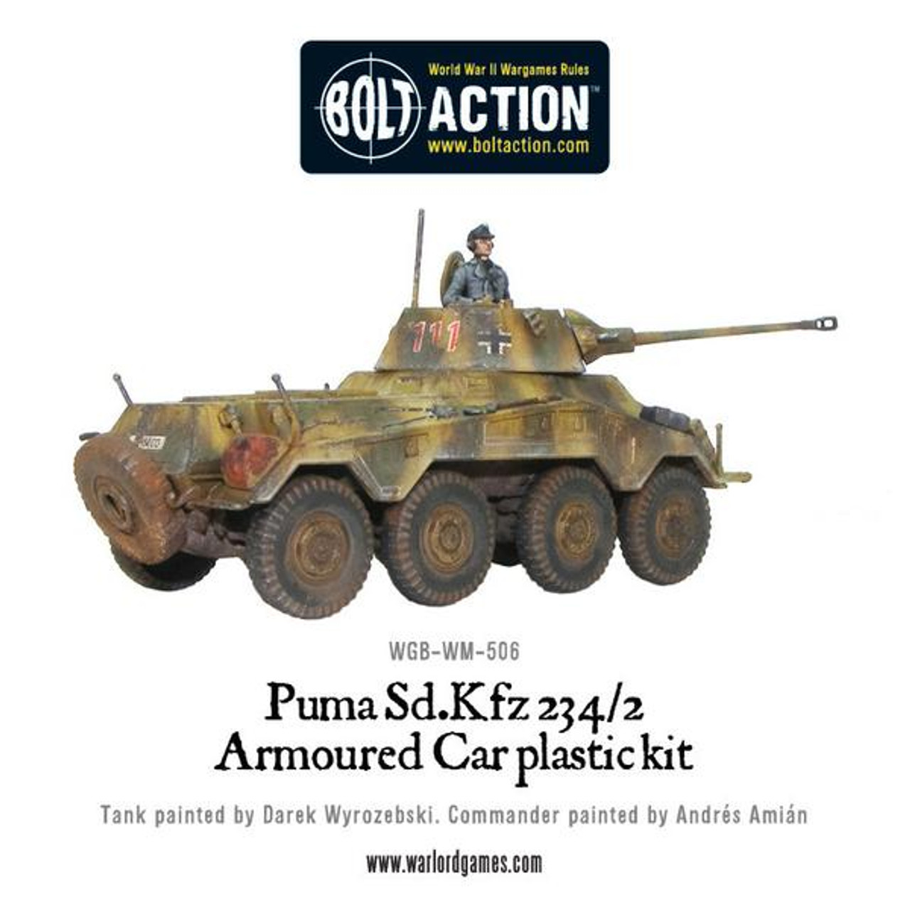 complexiteit Chemicus wijsheid Bolt Action: German Puma SdKfz 234/2 Armoured Car (plastic) - GCmini.com