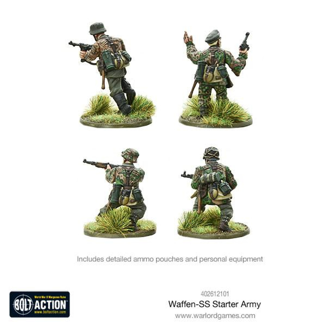 Bolt Action: Waffen SS (Plastic Box) - GameCraft Miniatures