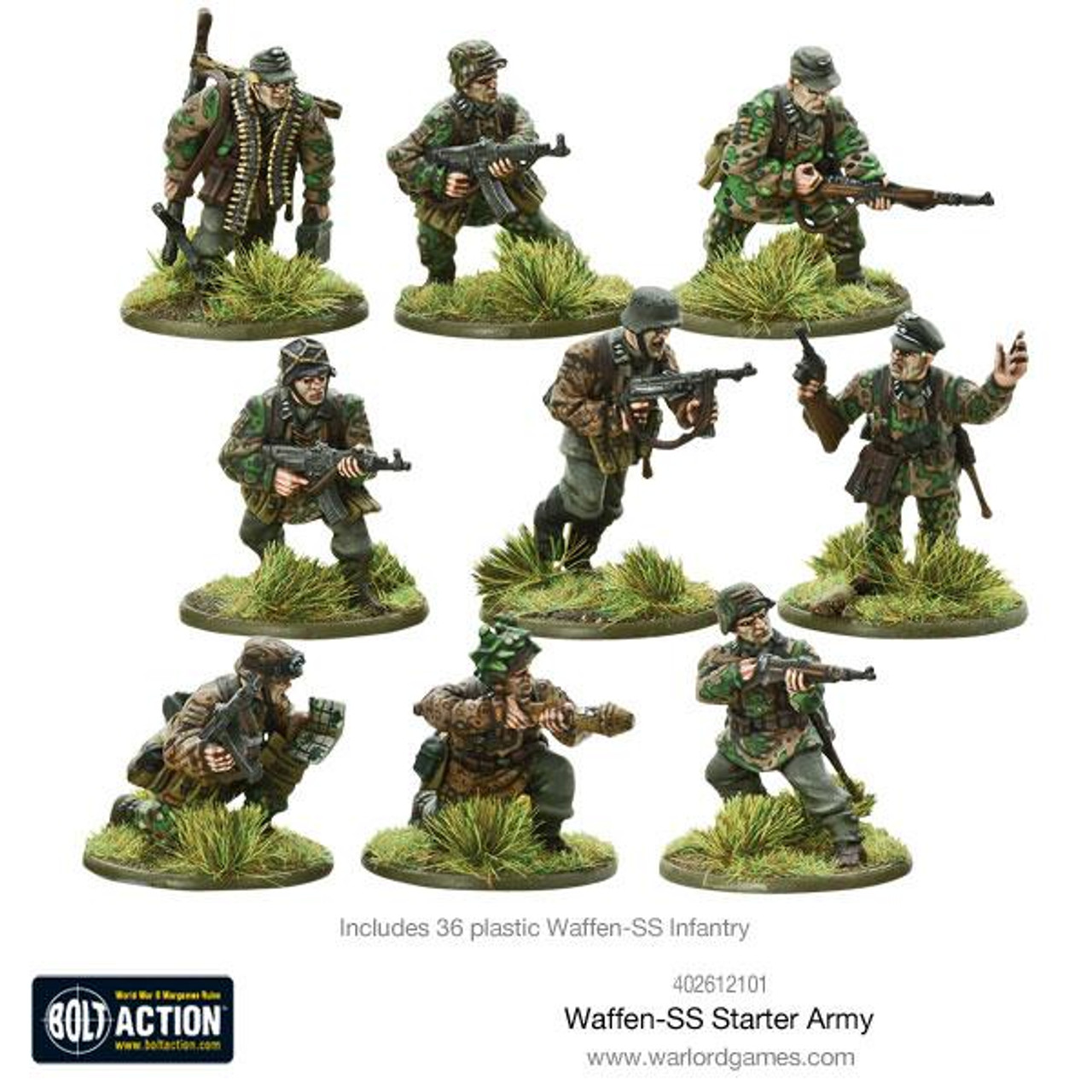 Bolt Action: Waffen SS (Plastic Box) - GCmini.com