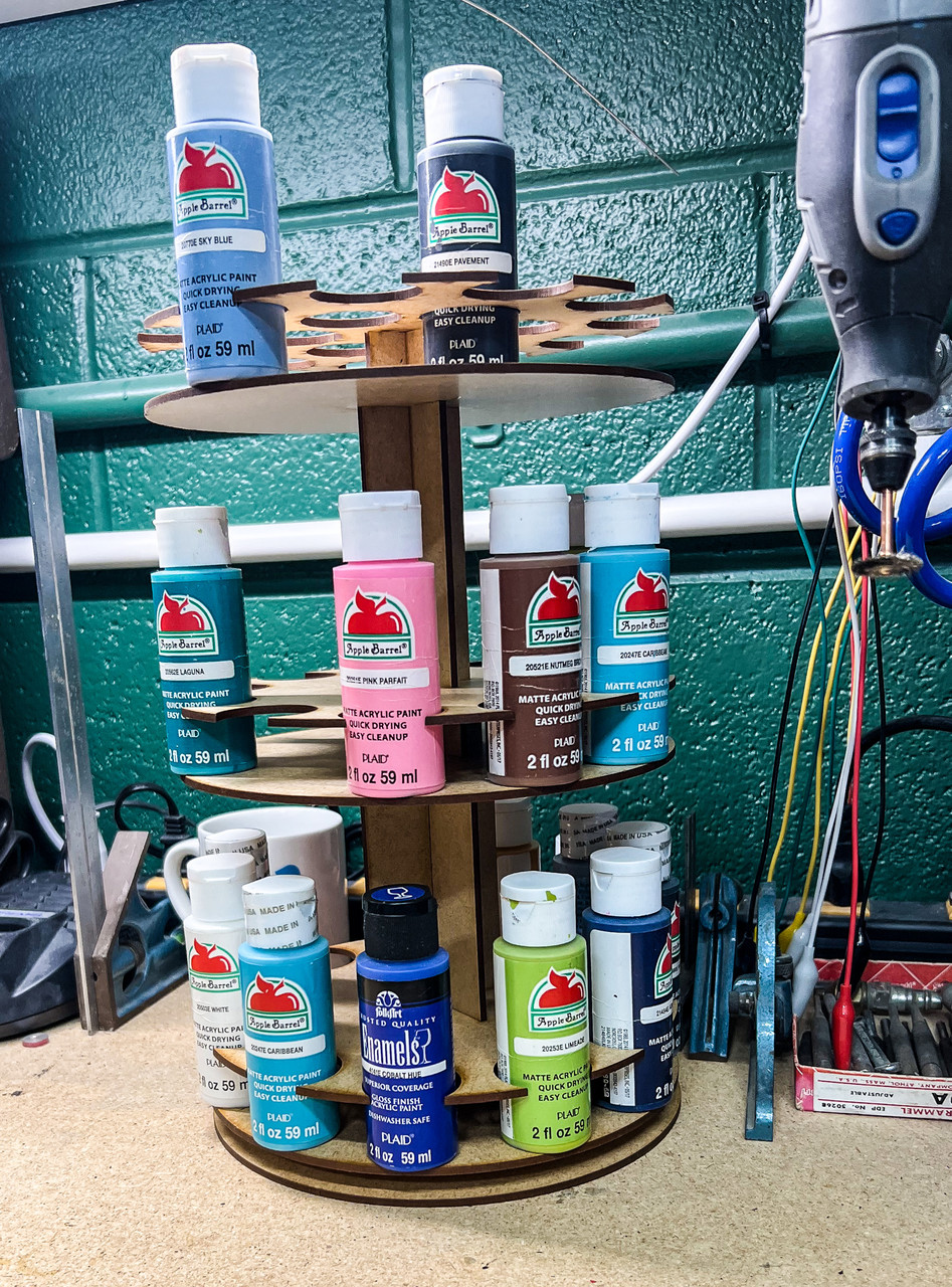 Rotating Paint Rack 2oz Craft Paints   IMG 3338  86816.1679628586 