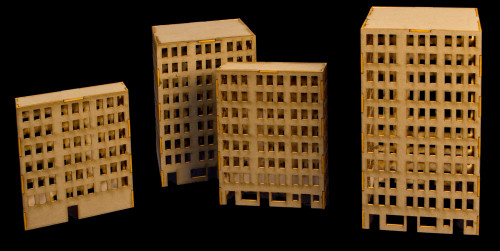 6mm Tall City Buildings (Matboard) - 285CSS031