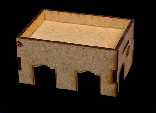 Middle East One Story Building With Removable Roof (MDF) - 15MMDF014-R