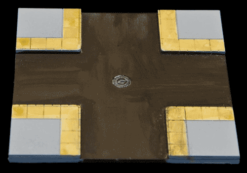 4 Way Crossing Intersection Tile - EPICTILE004