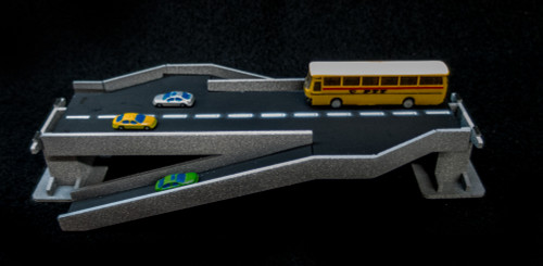 Double Side Ramp Roadway Section, 2 Lane - 10MROAD157-1