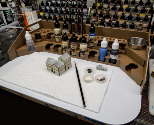 Painting Station - 26mm, For Vallejo and Army Painter Style Dropper Bottles