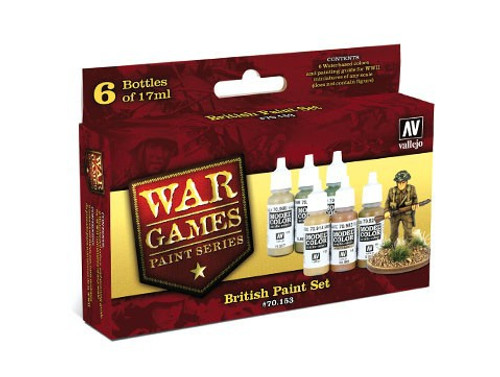 Model Color Set: British Paint Set (6) Model Color Set: British Paint Set (6)