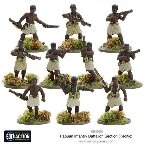 Bolt Action: Papuan Infantry Battalion Section