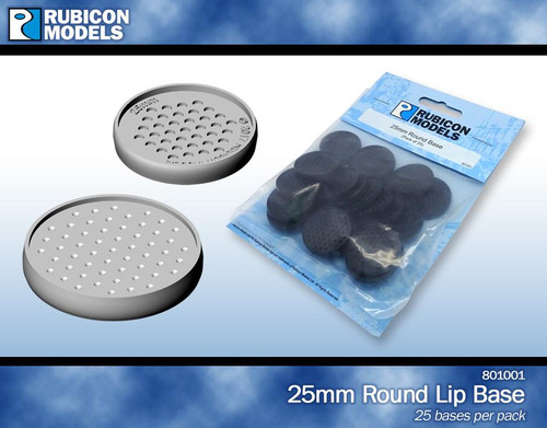 25mm Round Bases - 25/pk