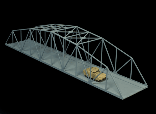23" Steel Bridge, Multi-Scale (see description) - MDF - 15MROAD006-1