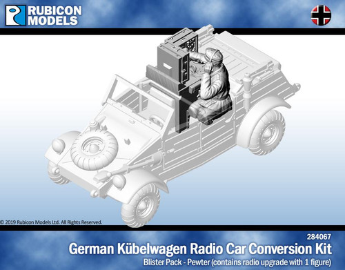 Rubicon Models Kubelwagen Radio Car Conversion with Crew- Pewter Rubicon Models Kubelwagen Radio Car Conversion with Crew- Pewter