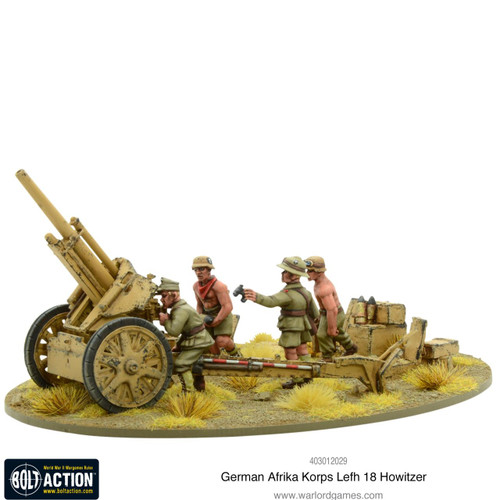 Bolt Action: Afrika Korps LeFH 18 10.5cm Medium Artillery Bolt Action: Afrika Korps LeFH 18 10.5cm Medium Artillery