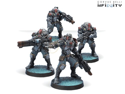 Infinity (#468) Combined Army: Morat Vanguard Infantry Infinity (#468) Combined Army: Morat Vanguard Infantry