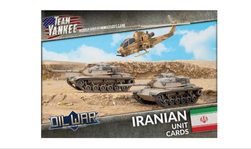 Team Yankee:  Iranian Unit Cards (x41 cards)