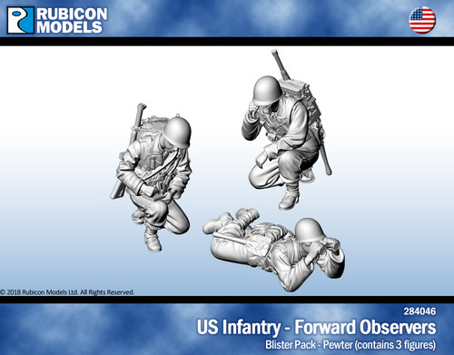 US Infantry Forward Observers Set 1- Pewter