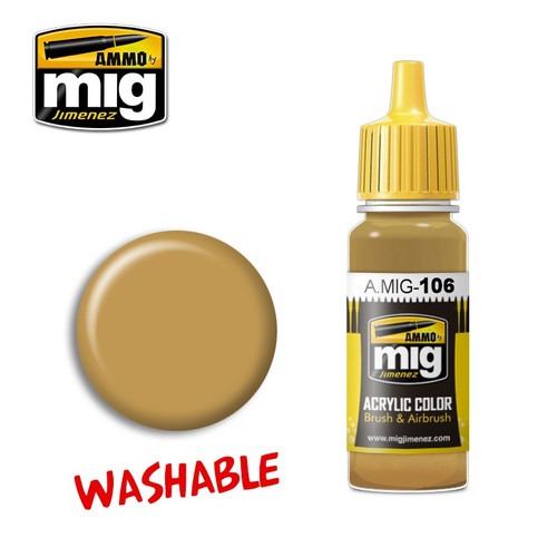 AMMO: ACRYLIC -  Washable Sand (Ral 8020)