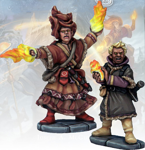 Frostgrave - Elementalist & Apprentice