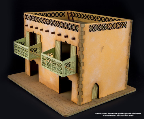 Pre Painted 28mm Middle Eastern Building - 28MPNT097