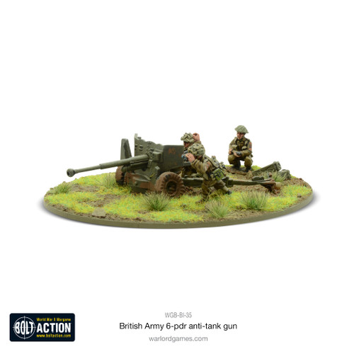 Bolt Action: British Army Six pdr Anti-tank Gun
