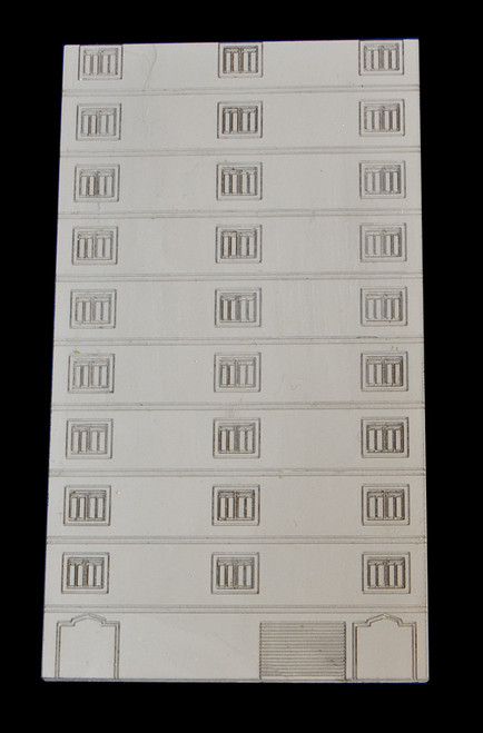 Laser Engraved Back Panel for "The Colletti Hotel" (Acrylic) - 285MEV012BACK