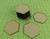 3.120" (79mm) Hex Base (MDF) - Perfect for Settlers of Catan