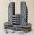 6mm Ultra Modern / Future City Building, Double Tower - 285CSS051