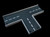3 Way Intersection Roadway Section, 2 Lane - 10MROAD155-1