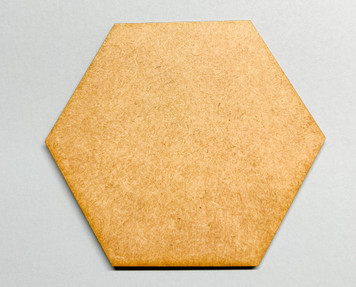 Extra 4" MDF  Hex - 4"