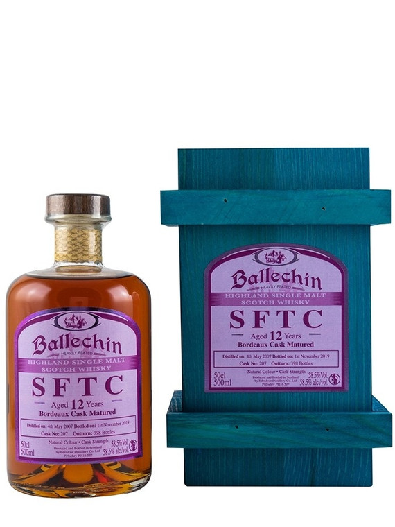 Ballechin 2007 12 Year Old Bordeaux Cask