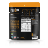 Peak Refuel, butternut, backpackers meal, gluten free, dehydrated