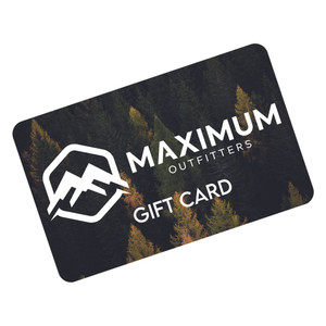 Maximum outfitters gift card, adventure gift,