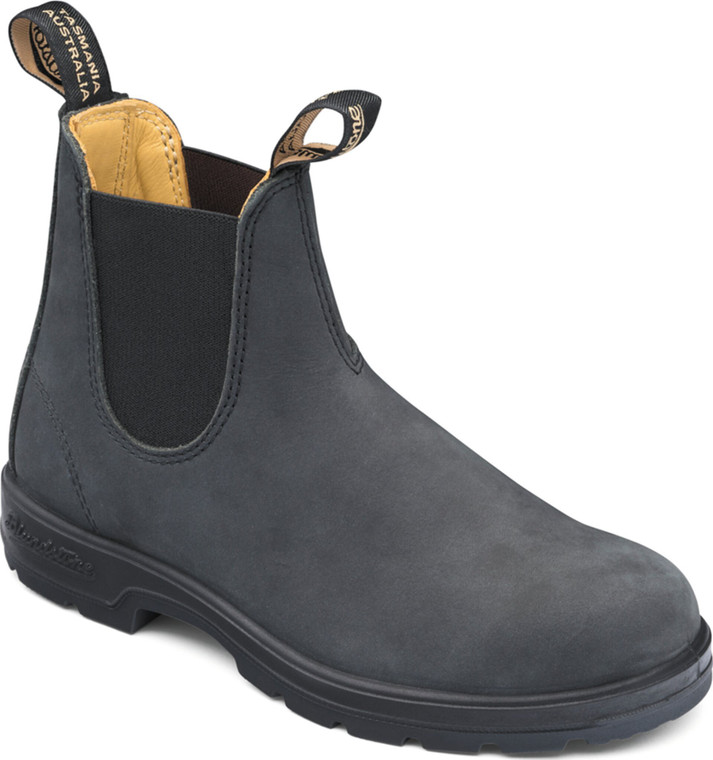 BLUNDSTONE 587 Leather Lined Rustic Black