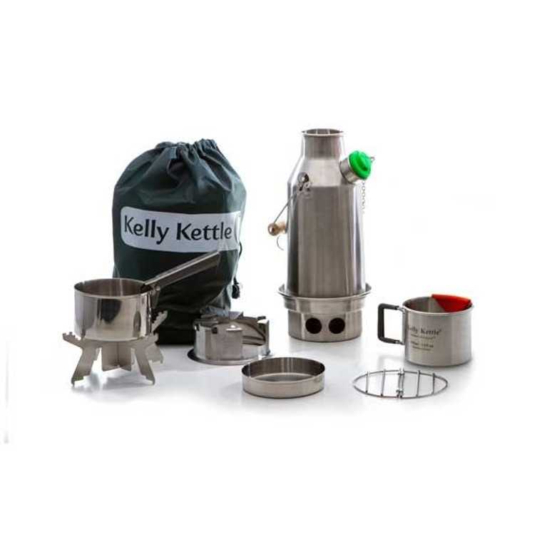 Kelly Kettle Trekker Kit, backpacking stove, fire, hiking, snow stove