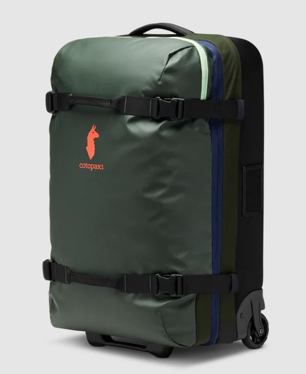 Cotopaxi suitcase, rolling duffel, adventure travel