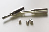 CMC Swiss Solderless Silver-Plated Banana Plugs – Heavy Duty – 1 Pair
