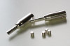 CMC Swiss Solderless Silver-Plated Banana Plugs – Heavy Duty – 1 Pair