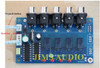 4-way stereo audio channel input selector board using push button assembled !