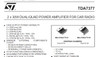 TDA7377 20W+20W class AB with integrated tone control JRC5532 assembled !