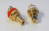 RCA socket panel mount gold-plated one pair gloss surface excellently built !