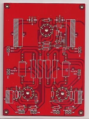 6H30 Tube Stereo Preamp PCB – High-Dynamics Line-Stage